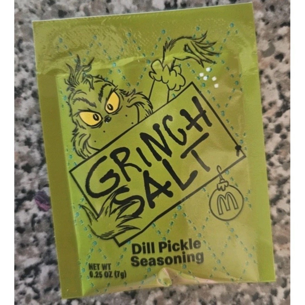 McDonald's Grinch Pickle Salt‎ Grinch Christmas
